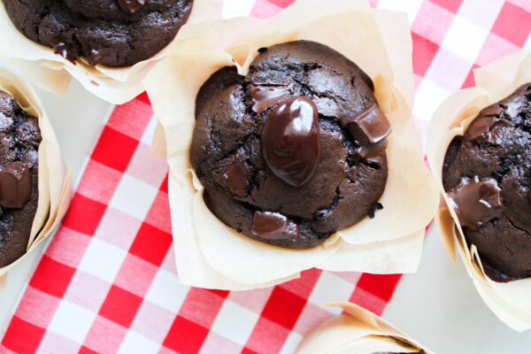 Olympic Village Double Chocolate Muffins