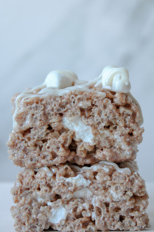 Maple Chai rice krispies, fall rice krispies