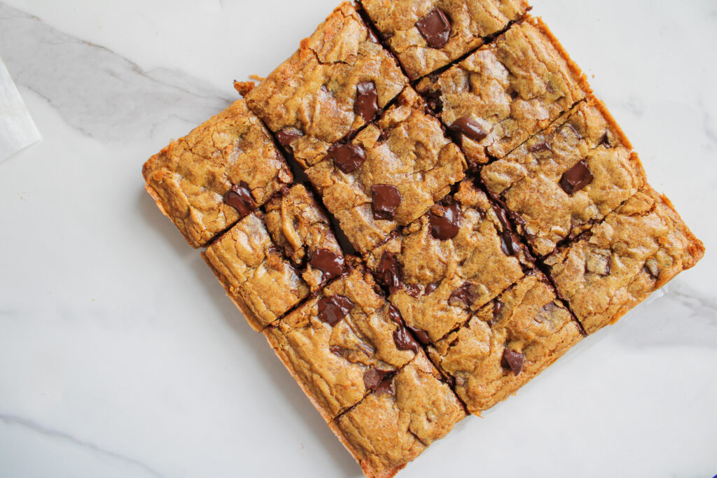 Pumpkin Spice Blondies