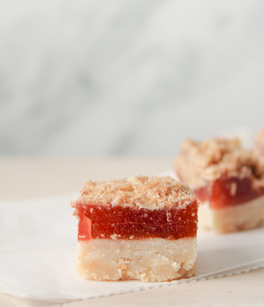 Guava Shortbread Bars