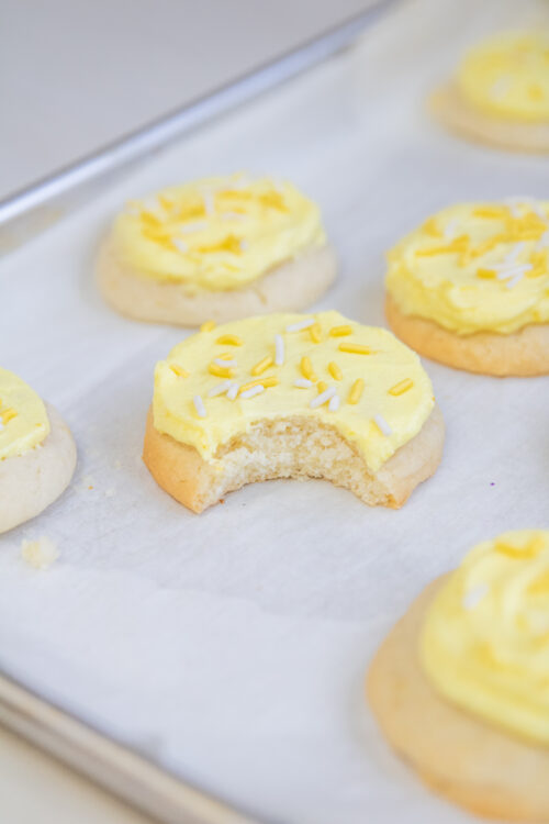 Lemon Frosted Sugar Cookies
