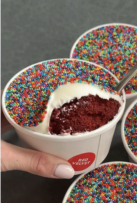 Red Velvet Dot Cakes Recipe